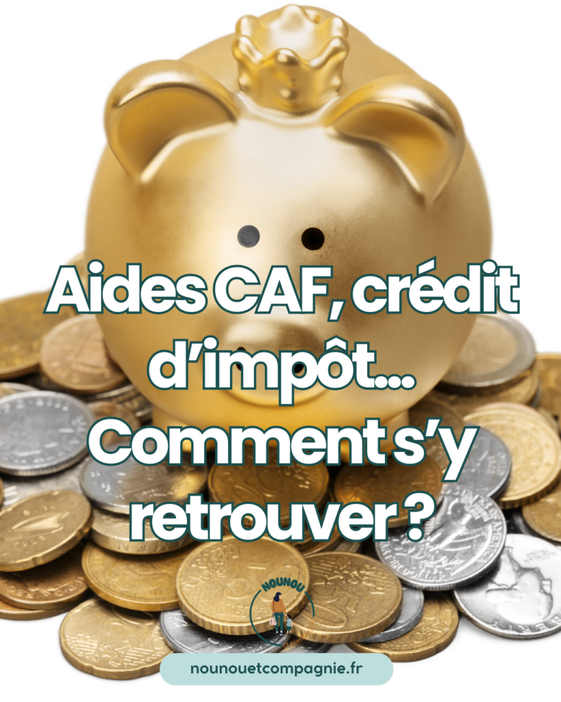 aides caf crédit impôt