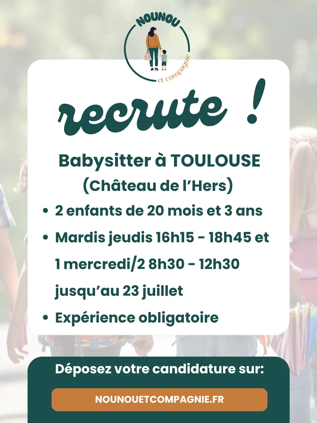 babysitter château de l'hers