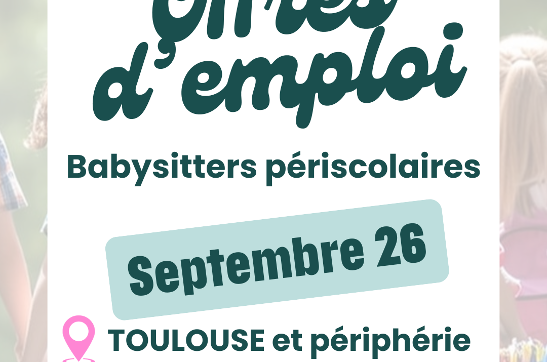 Offres d’emploi – septembre 2026