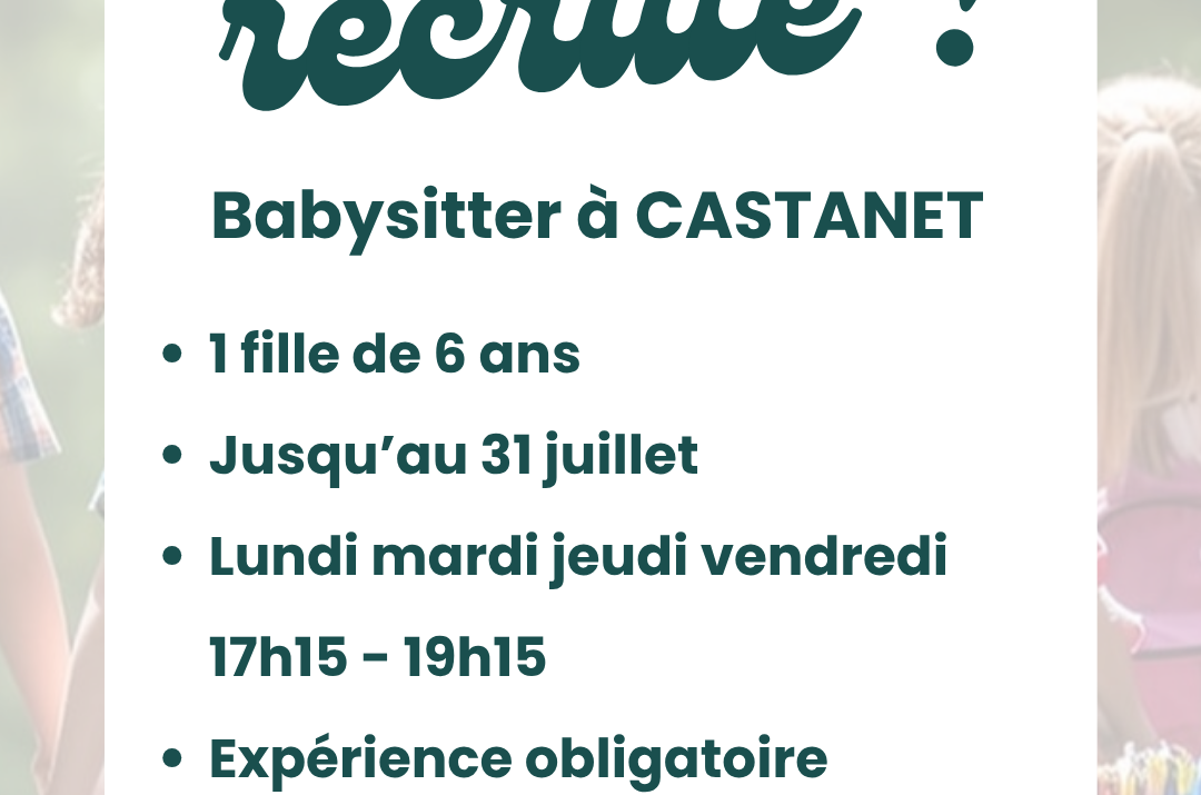 Offre d’emploi – Castanet