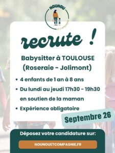 offre babysitting roseraie