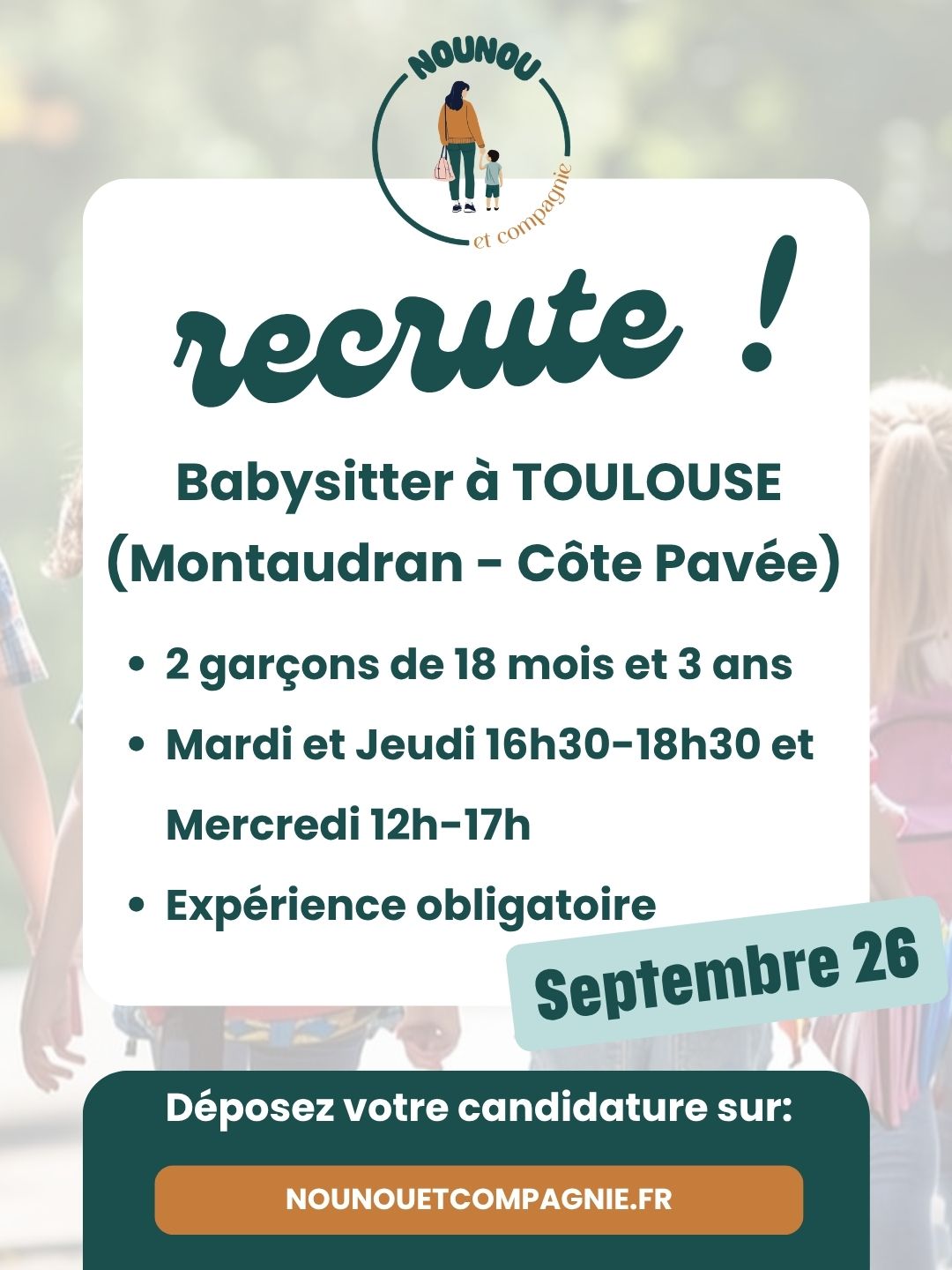 offre babysitter