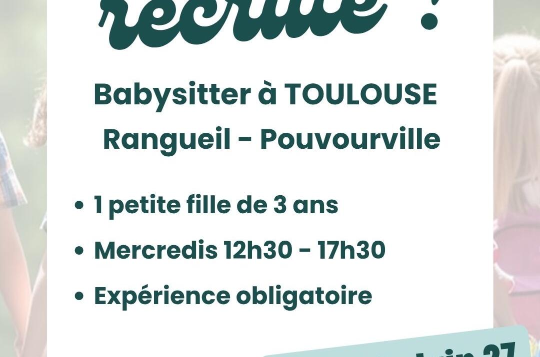 Job babysitting – Toulouse Rangueil