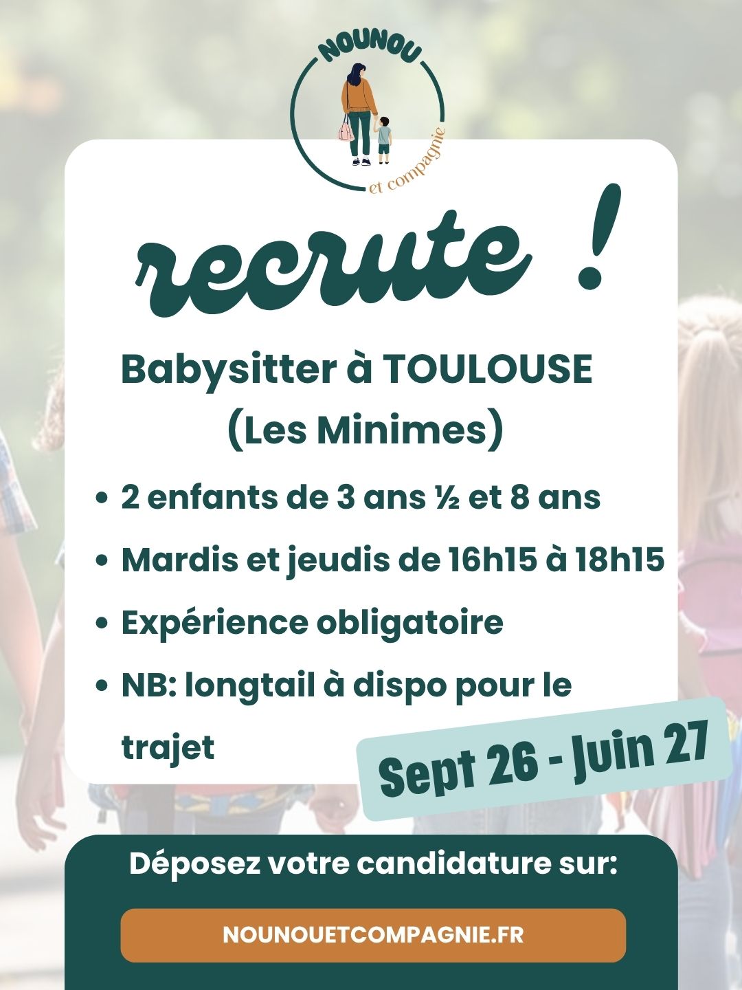 babysitter les minimes
