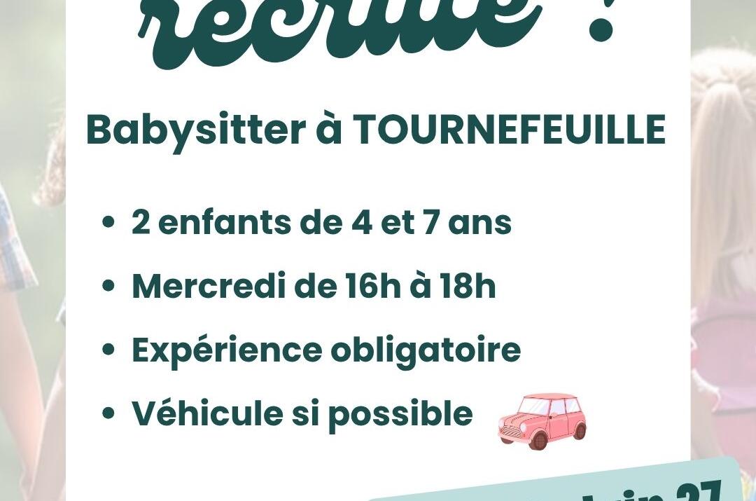 Offre d’emploi babysitting – Tournefeuille