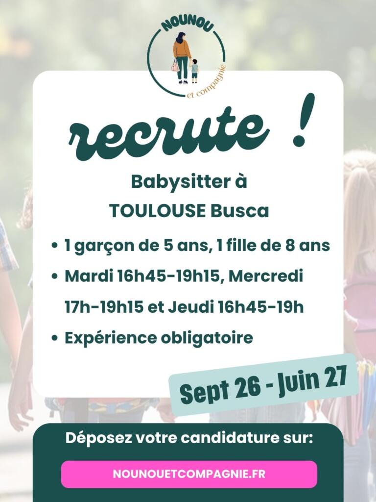 babysitter busca toulouse