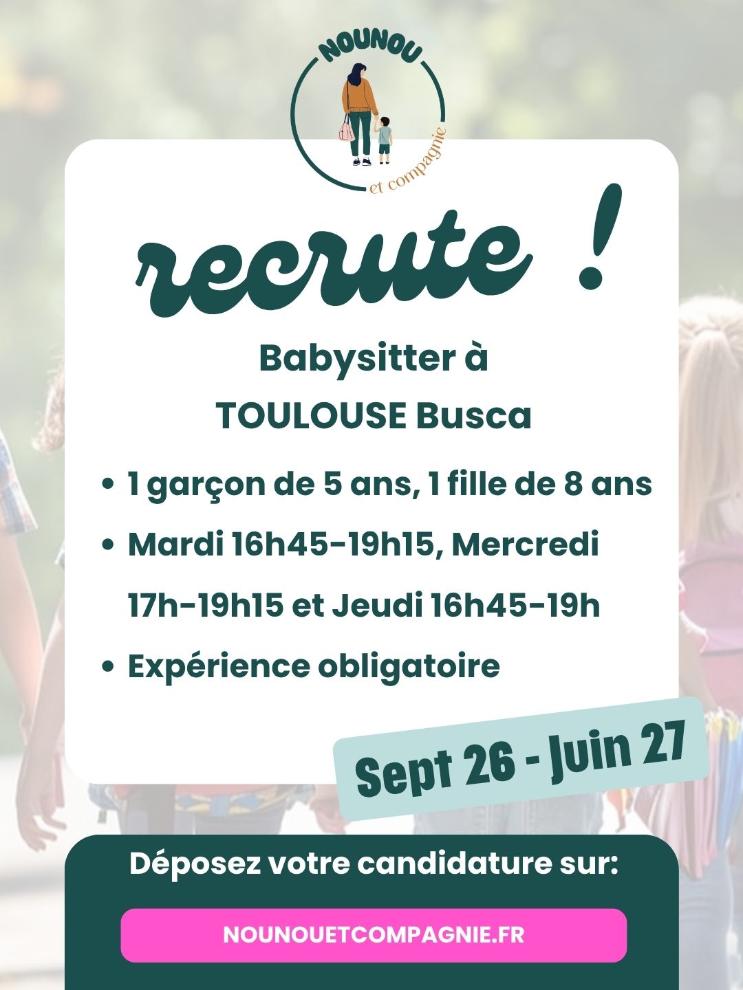 babysitter busca toulouse