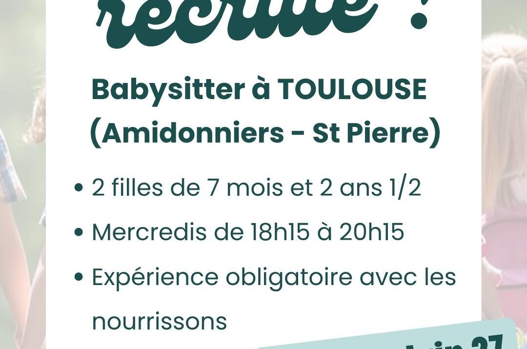 Offre d’emploi baby-sitter – Toulouse Amidonniers