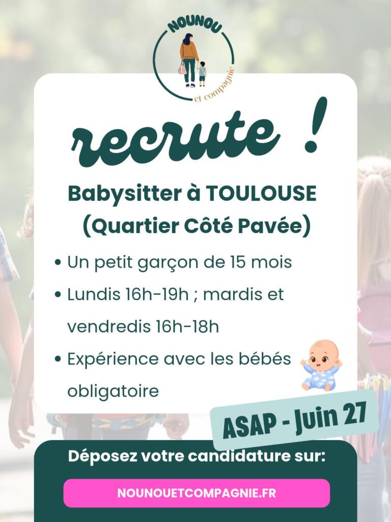 babysitter côte pavée